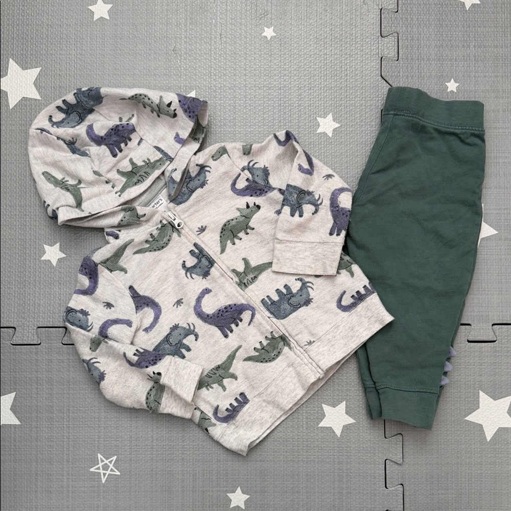 BOGO Carter’s - Dino / Mammoth Set, 12 months